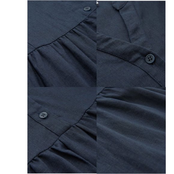 Celtic & Co. Linen Knee Length Swing Dress - Picture 5 of 12